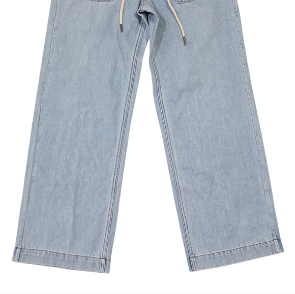 MAREA By Liz Joy Paper Bag Light Blue Denim With Drawstring Size XXS NWT - Picture 4 of 9